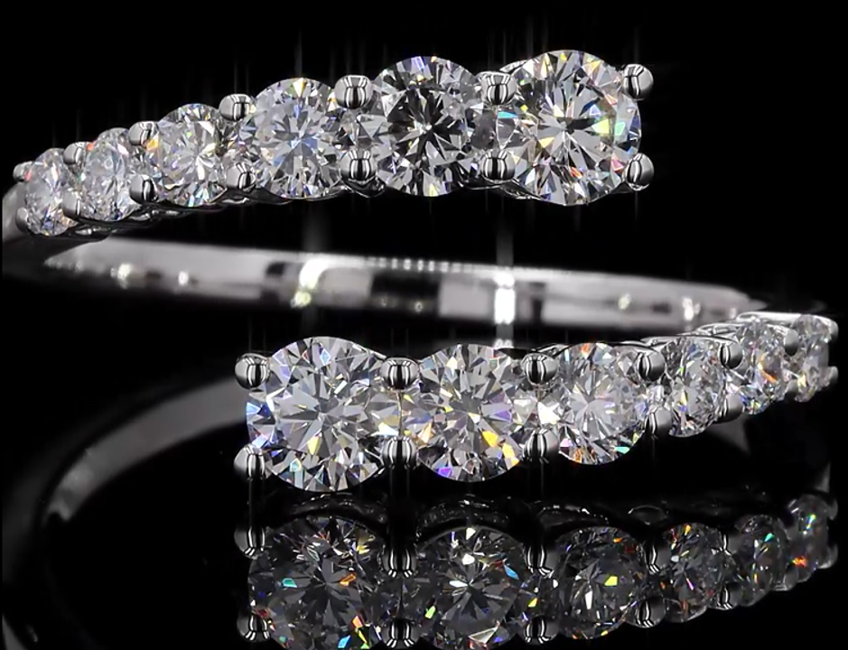 Twist Round Diamond Ring - 1.00CT